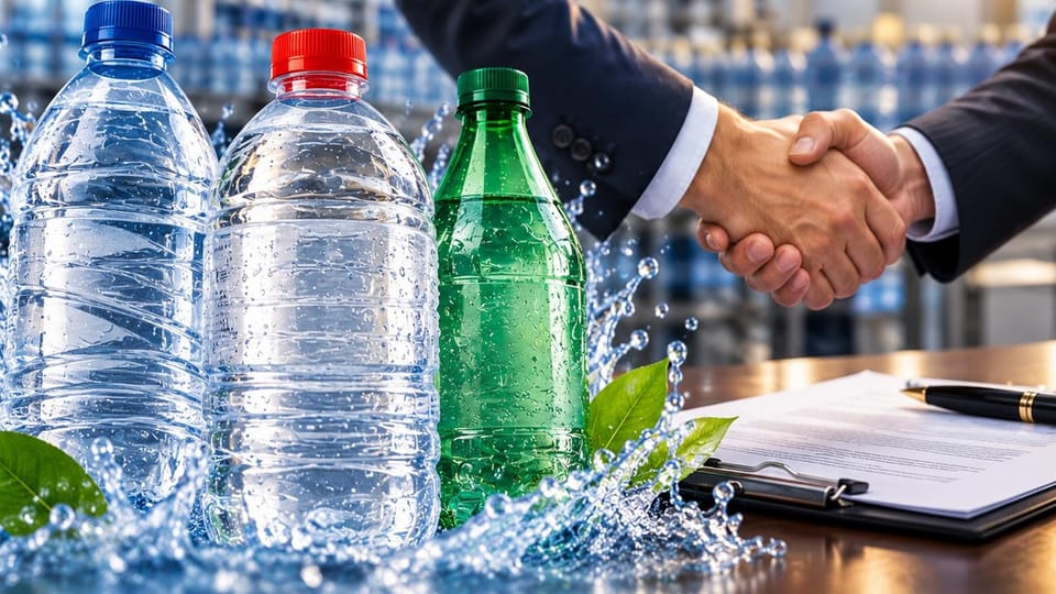 Danone Türkiye, üç su markasını Ceysu'nun sahibine devretmek için sözleşme imzaladı