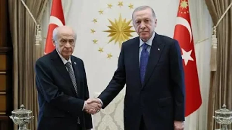 Erdoğan ile Bahçeli Beştepe'de bir araya gelecek