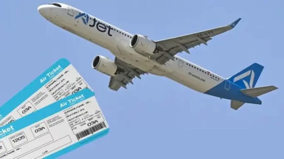 AJet KKTC uçuşlarında yüzde 30 indirimli bilet kampanyası başlattı