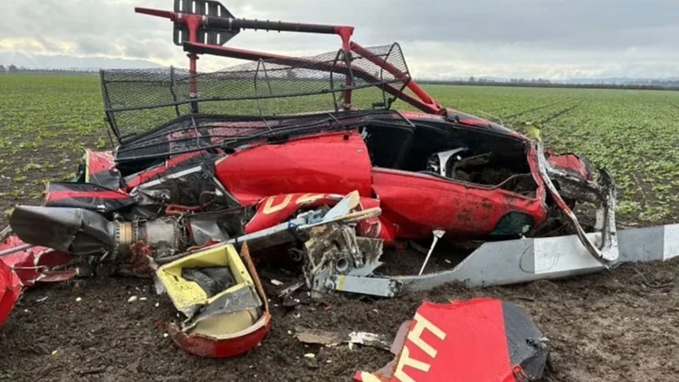 Oregon'da iki helikopter havada çarpıştı, üç kişi öldü