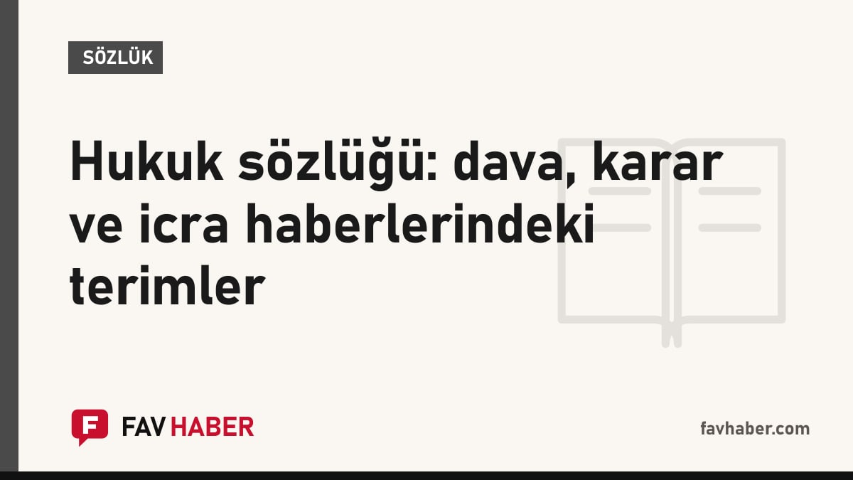 Soruşturmadan infaza yargılama aşamalarını ve hukuk terimlerini gösteren terazi temalı kapak kartı