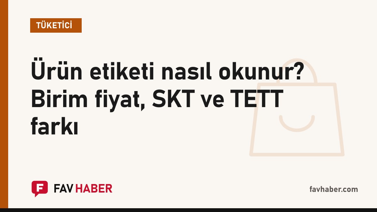 Gıda paketinin arkasındaki içindekiler, son tüketim tarihi ve besin değeri bölümlerini gösteren etiket rehberi kartı