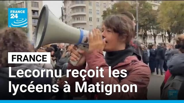 Lecornu reçoit les organisations lycéennes et promet des "réponses concrètes" • FRANCE 24