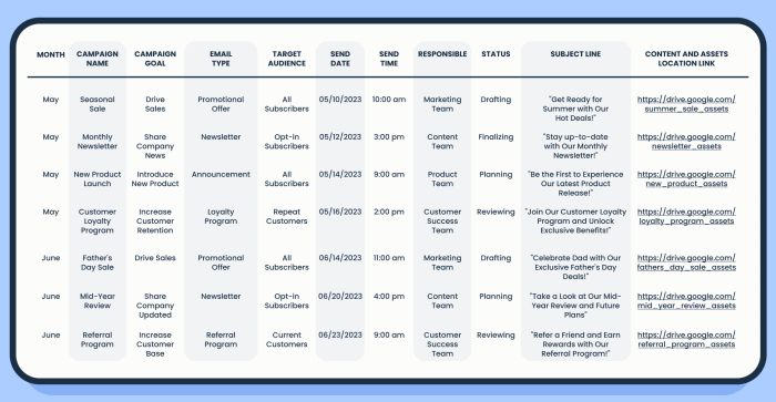 Developing an Event Marketing Calendar