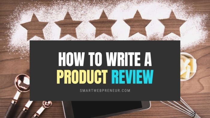 Writing Product Reviews